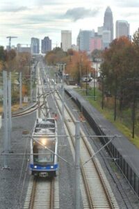 Live by the light rail in Charlotte's live work communities