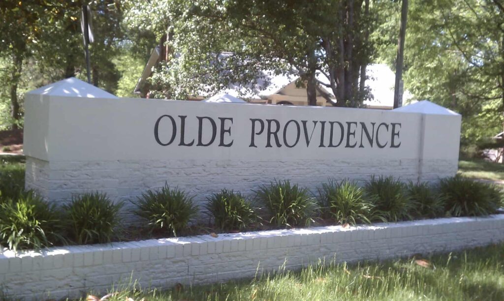 Olde Providence Neighborhood Charlotte NC