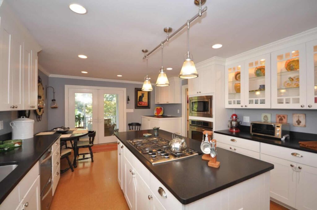 complete renovation of kitchen in historic Midwood Charlotte