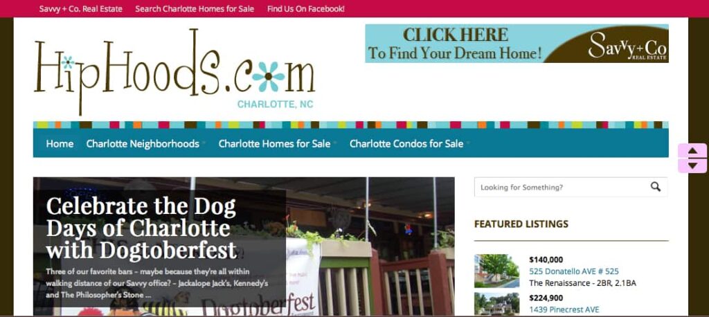 HipHoods.com Visit www.HipHoods.com today for all of your Charlotte NC Real Estate Needs