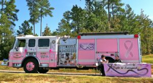 Charlotte Fire Department's Extinguish Cancer Truck