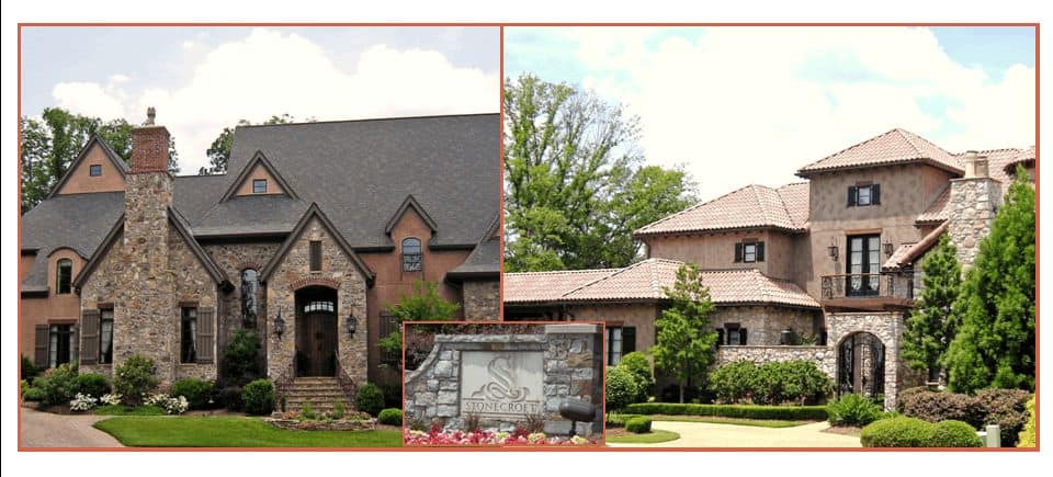 Charlotte NC Luxury Homes Stonecroft Neighborhood