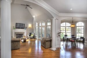 Breakfast and Hearth Room in Stunning Skyecroft Home for Sale