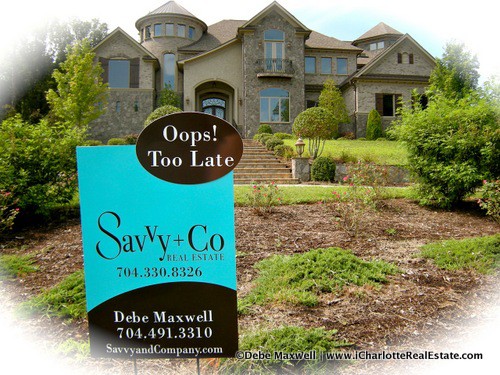 How to get that OOPS Too Late Sign in Your Charlotte yard