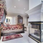 Luxury master suite with fireplace in Wesley Chapel Home for Sale
