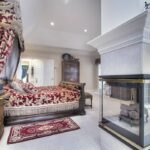 Luxury master suite with fireplace in Wesley Chapel Home for Sale