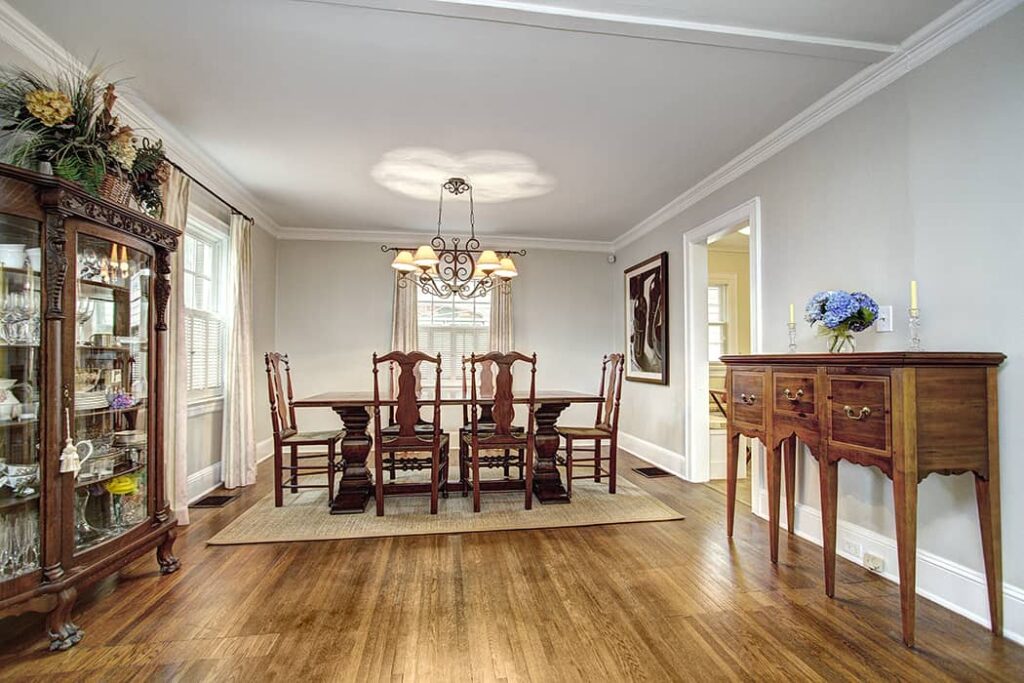 Large formals in this Dilworth Charlotte home for sale