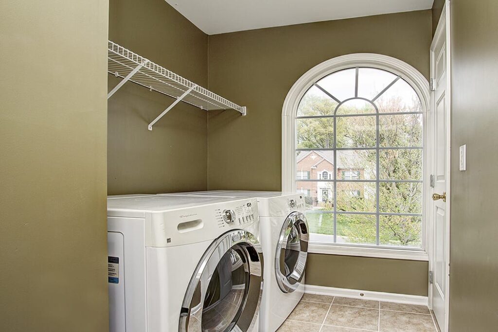 Charlotte home for sale with laundry room on the second level
