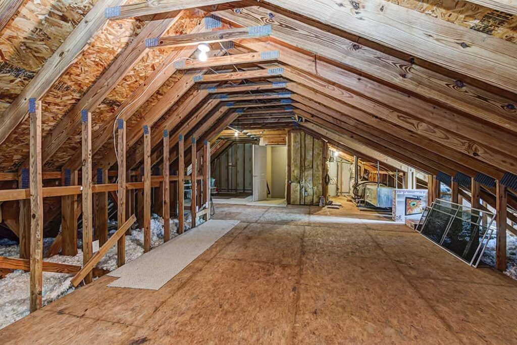 HUGE attic space in South Charlotte townhome