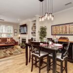 Open floorplan in Myers Park homes for sale