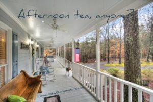 Afternoon Tea Anyone Charlotte Home for sale with fab front porch