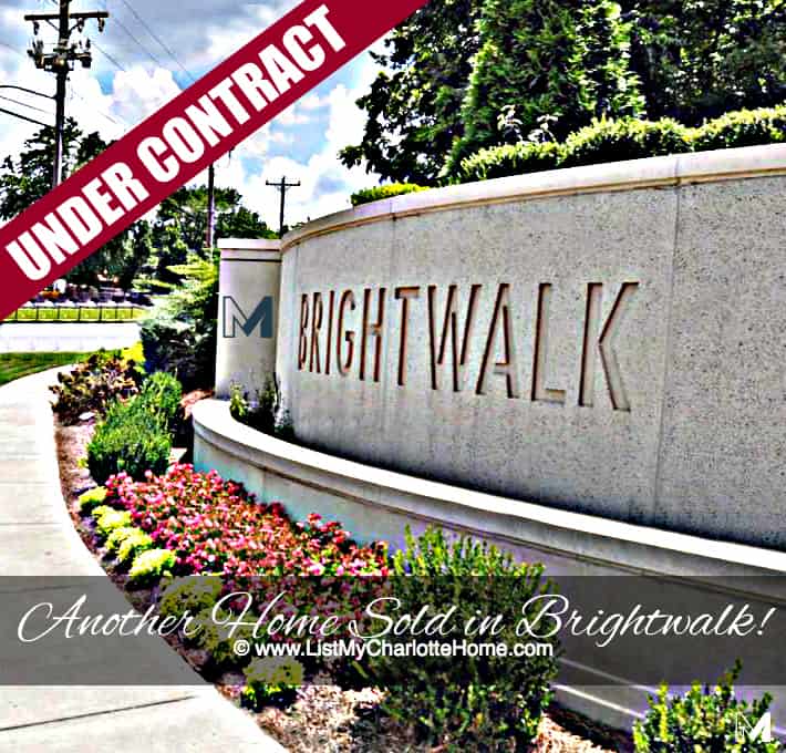 Another Brightwalk home Under Contract