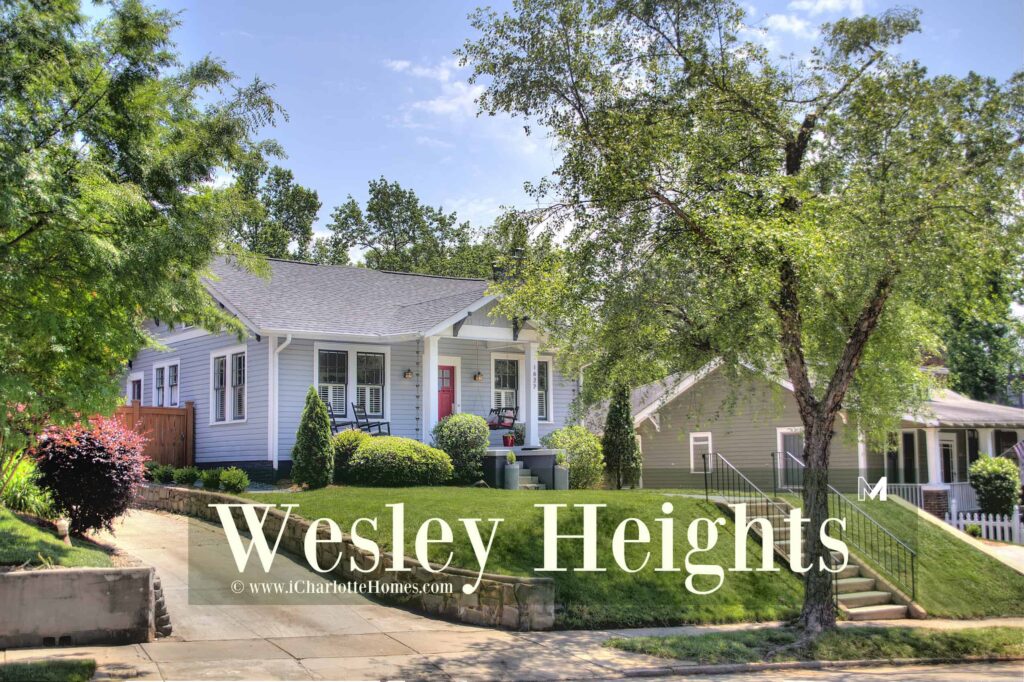 Sold homes in Wesley Heights Neighborhood Charlotte NC