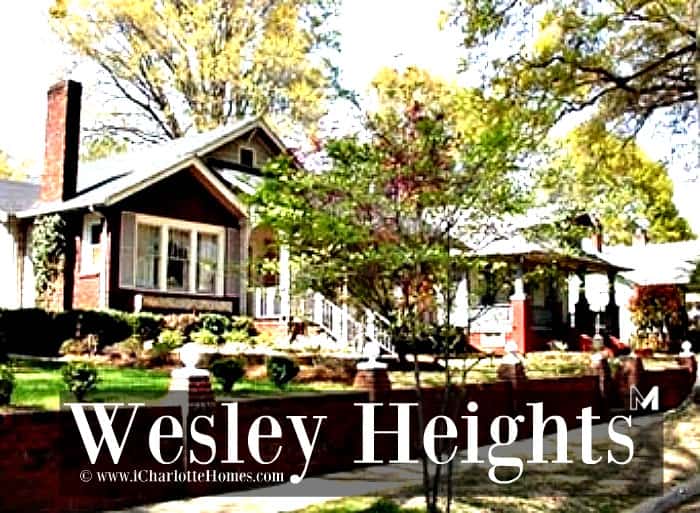 Wesley Heights Neighborhood Charlotte North Carolina
