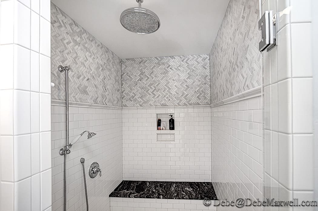 fabulous custom shower in master bath