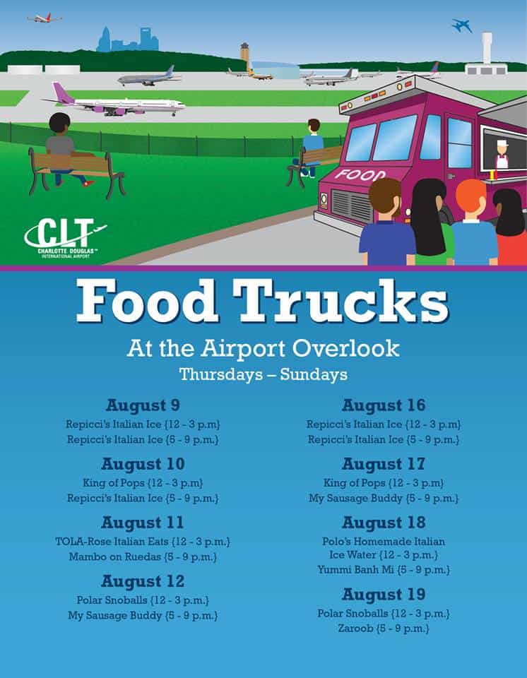 Charlotte Douglas Food Truck Schedule