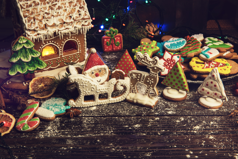 Gingerbread houses at Ballantyne Resort Charlotte NC