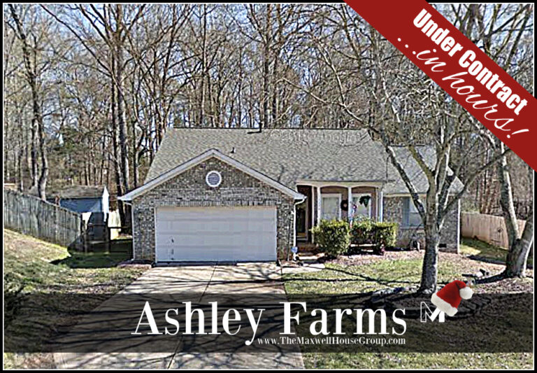 Ranch Home in Popular Ashley Farms SOLD!! Charlotte NC Homes for