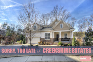 SOLD in Creekshire Estates